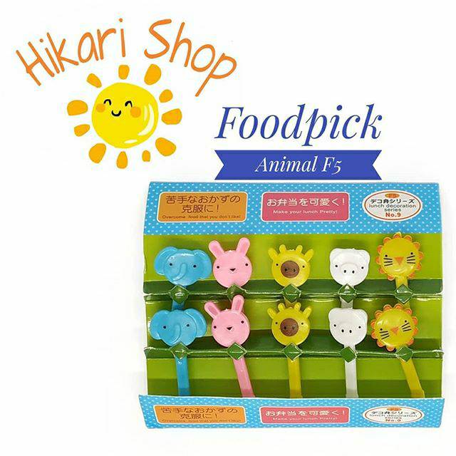 Foodpick Animal F5 Tusukan snack  Bento Cucusan buah Bekel 