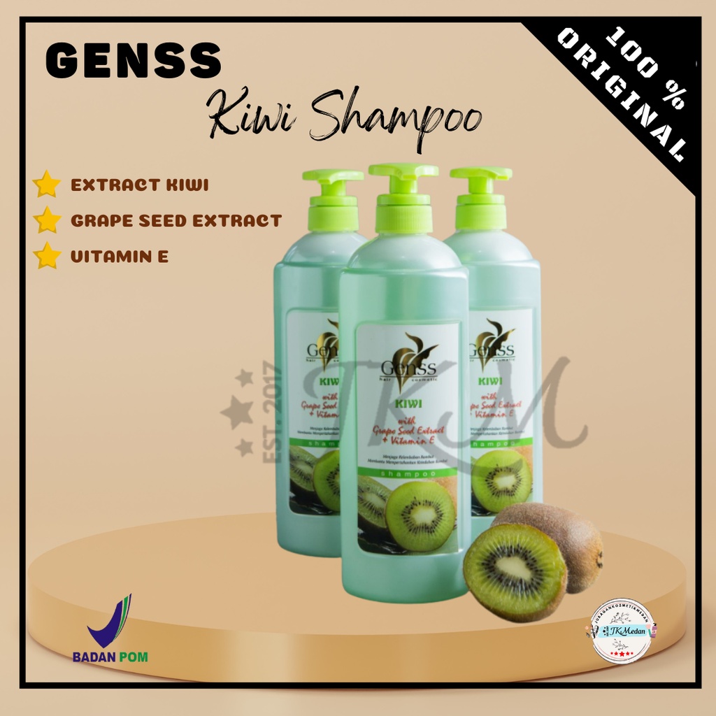 GENSS SHAMPOO KIWI 900ML SHAMPOO KIWI GENSS SHAMPO GENS SHAMPO KIWI GENS 900ML