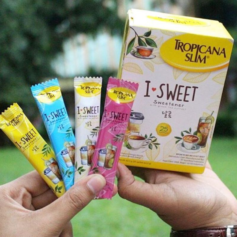 

[SATUAN] TROPICANA SLIM SWEETENER I LOVE SWEET @ 2.5 GRAM