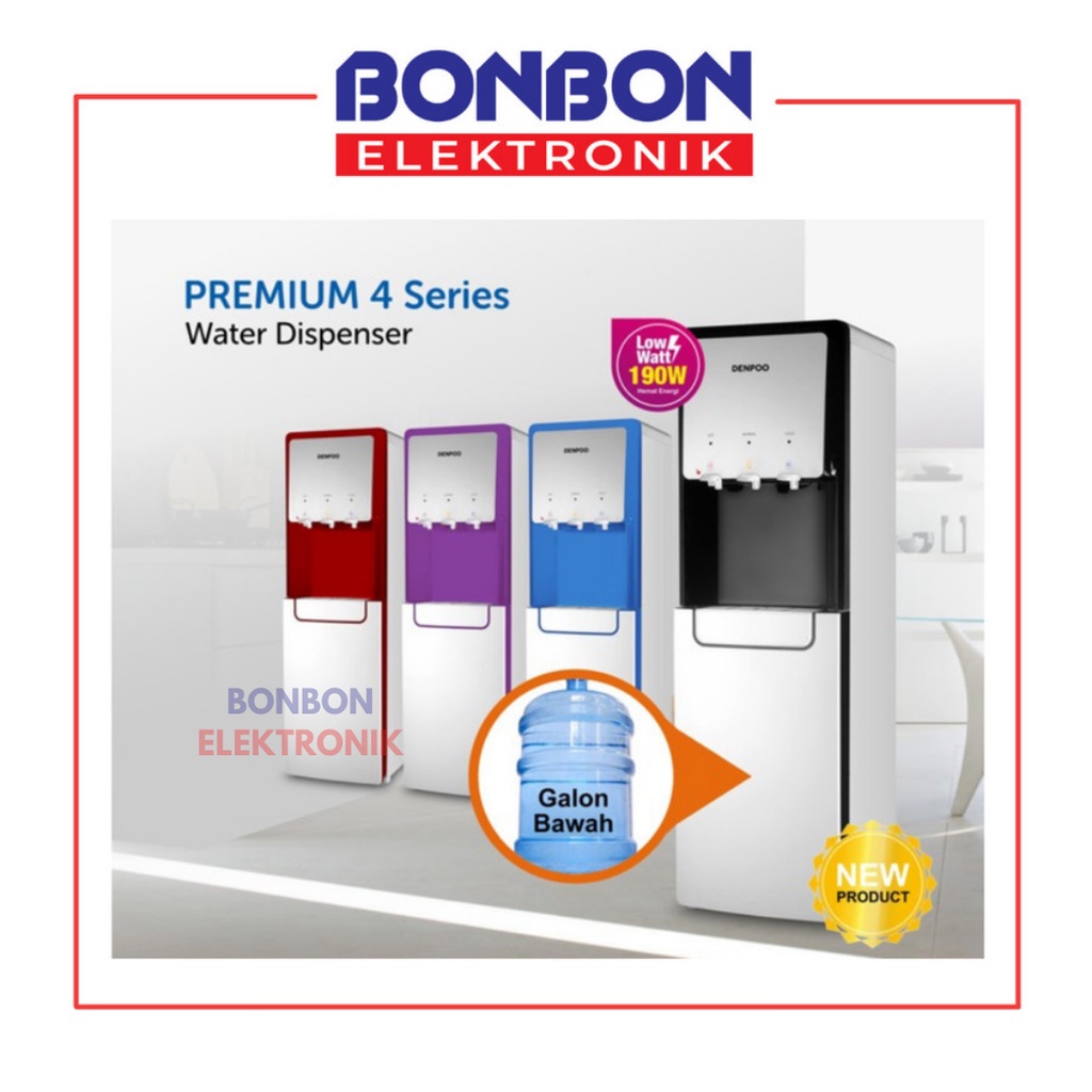 Denpoo Dispenser Galon Bawah Premium 4 Series