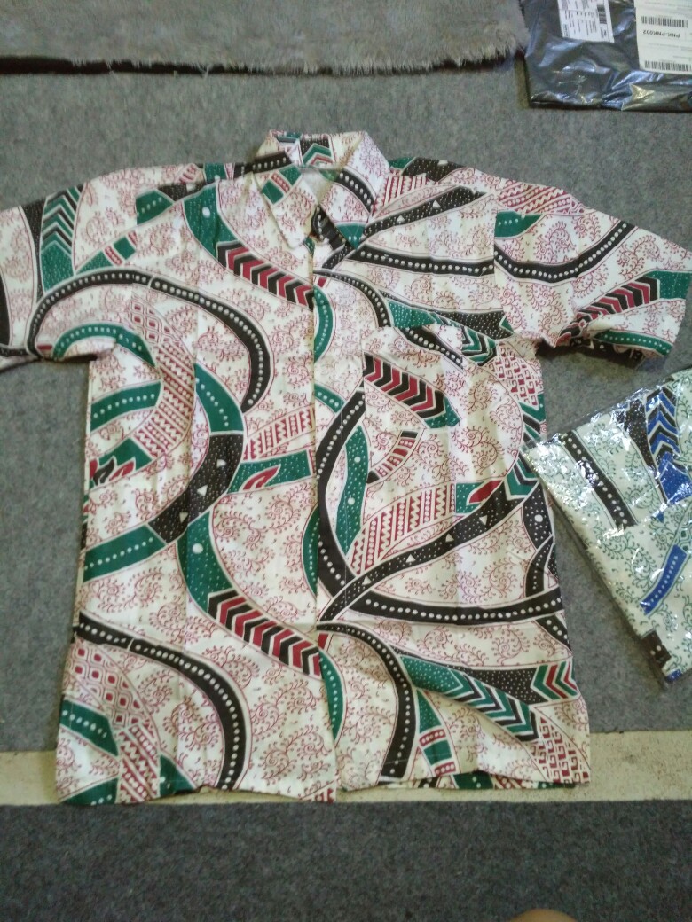 Bswart Batik Hrb026 Kenongo Padi Pekalongan M L Xl Batik Pria Murah Modern Grosir
