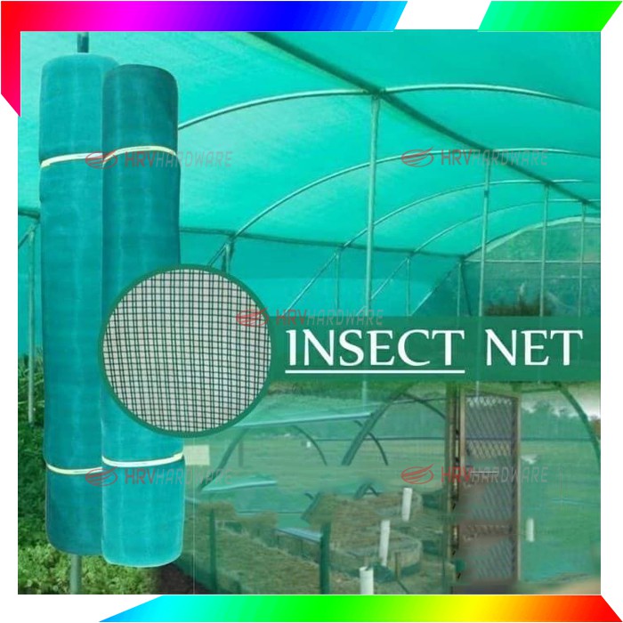 Eceran Insect Screen Net Hijau Jaring Kasa Mesh Anti Nyamuk dan Hama Serangga Greenhouse