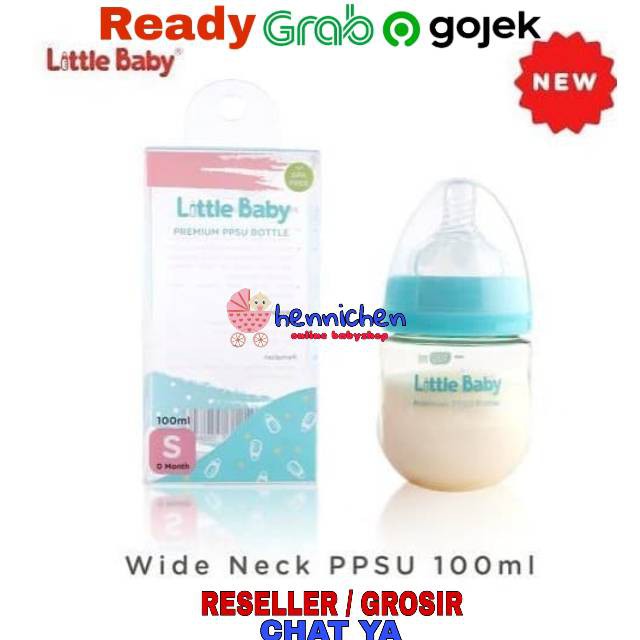 Little Baby Premium PPSU Wide Neck Bottle /Botol Susu Dot Bayi 100ml