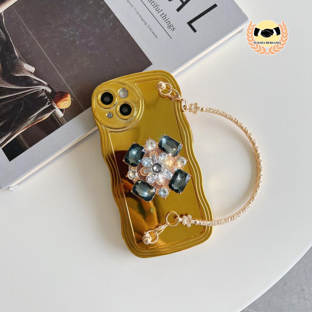 CASE WAVE MODEL TAS JINJING POPSOCKET 3D STAND GOLD FOR SAMSUNG A20S BSB7975