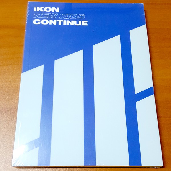 Album Ikon New Kids Continue Red Blue Ver Poster Kpop Shopee Indonesia