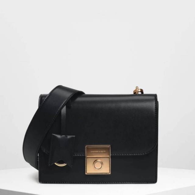 charles and keith structured crossbody bag