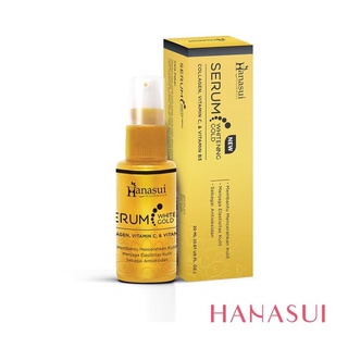 [ORI] Serum Wajah Emas Antioksidan dengan Vitamin C + Collagen Serum Mengatasi Kerutan &amp; Mengecilkan Pori Wajah - Hanasui Serum Whitening Gold