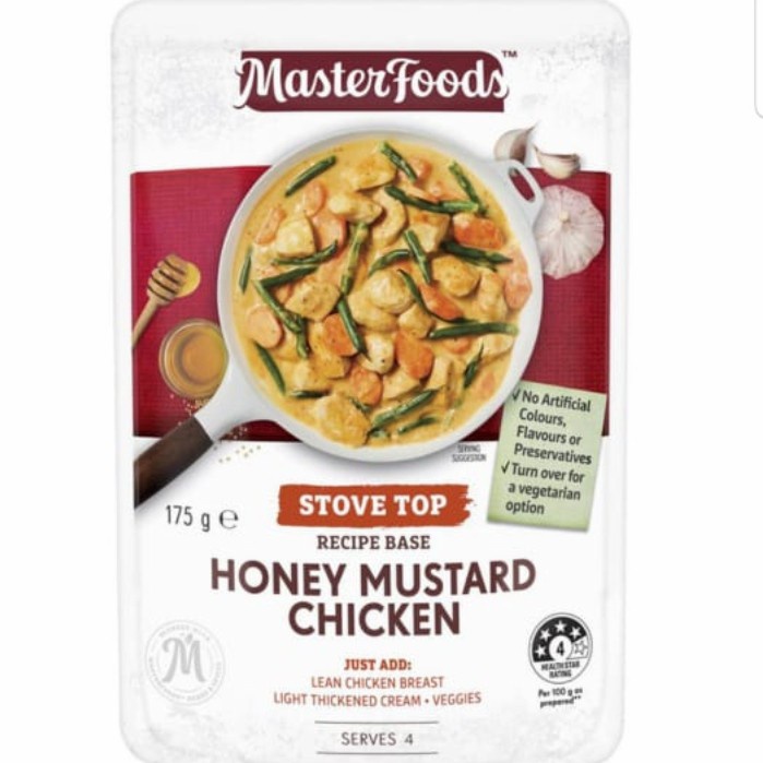 

masterfoods honey mustard chicken 175gr