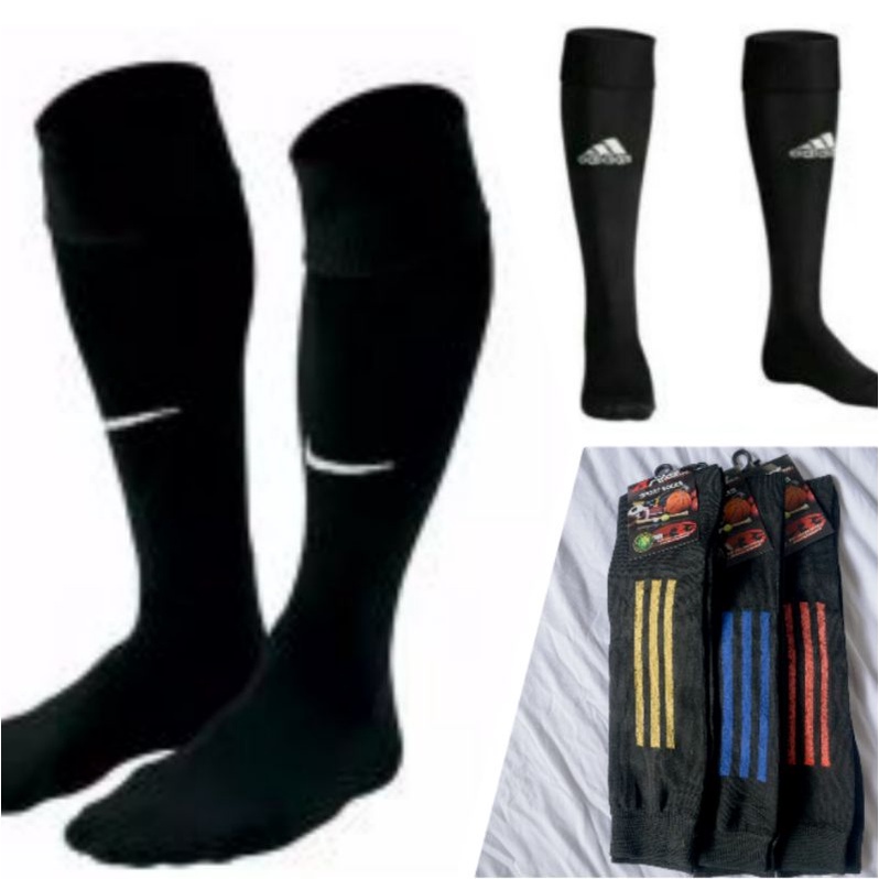 kaos kaki bola panjang logo nike | kaoskaki bola logo adidas