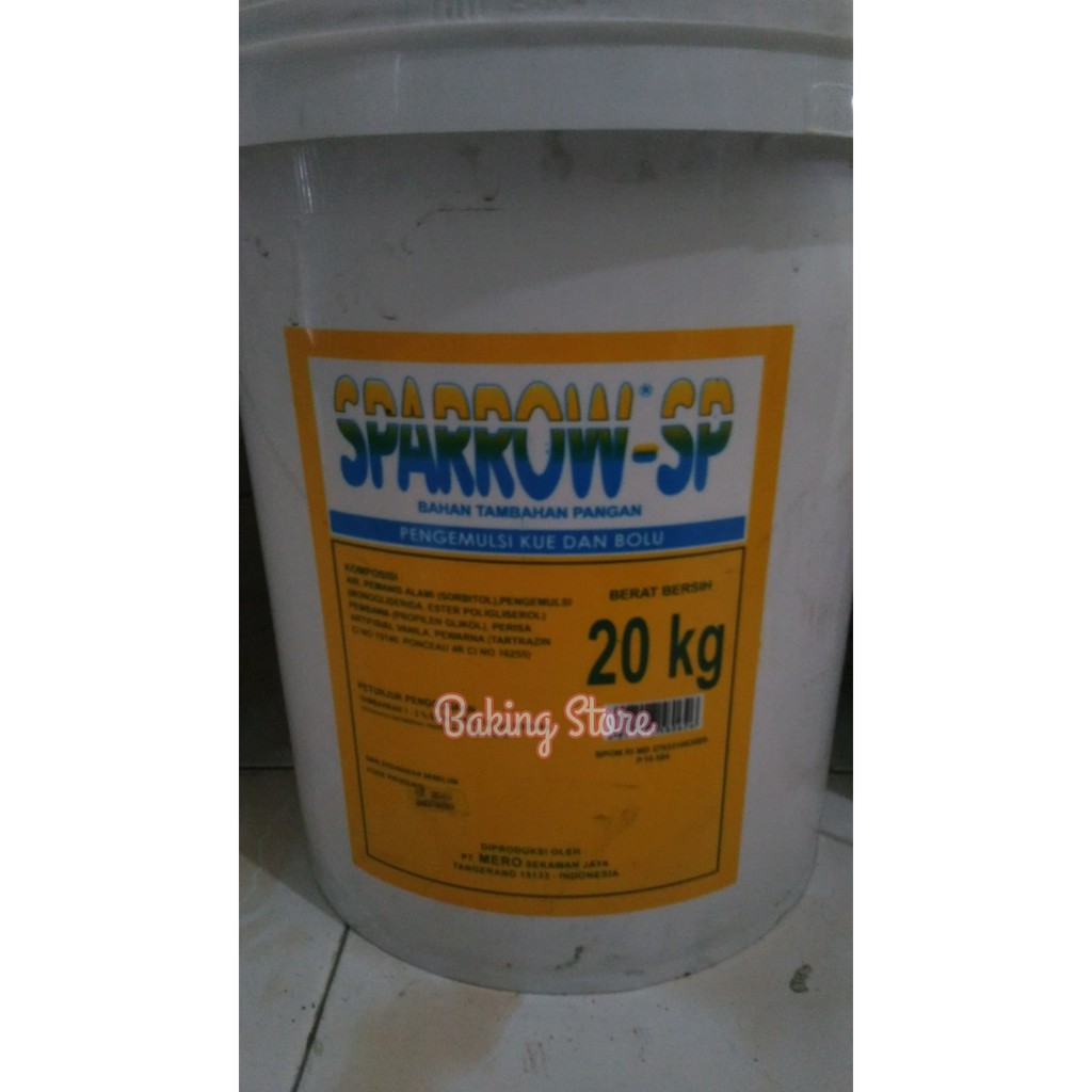 Pengembang - Cake Cake Improver Sparrow 20kg - Gosend Only!!!