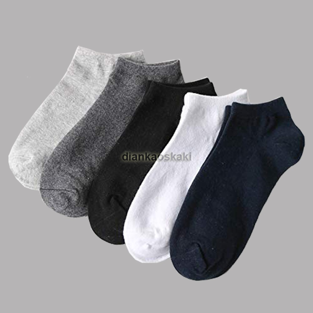 KAOS KAKI PENDEK SEMATA KAKI POLOS PRIA WANITA DEWASA