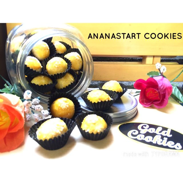 

Gold cookies 'homemade'
