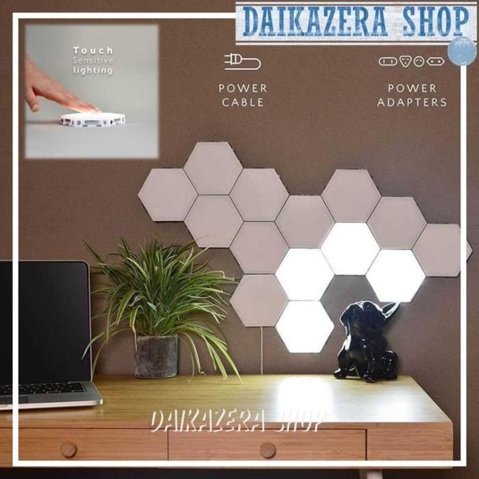 Lampu Dekorasi Interior Dinding Quantum Led Hexagon Touch Screen