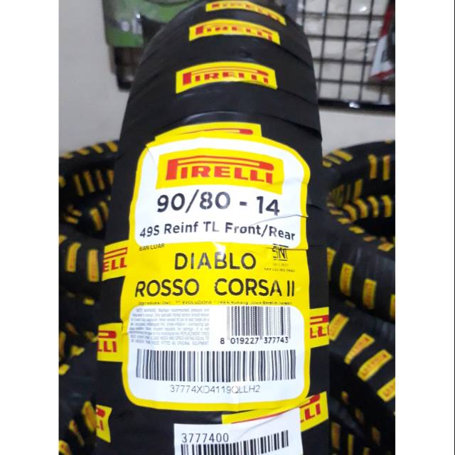  Ban  matic  Pirelli  Diablo  rosso corsa II Ring 14 90 80 