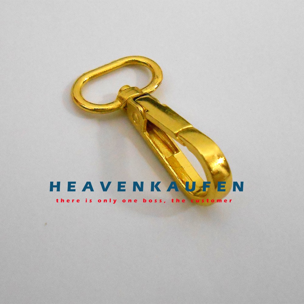 Pengait Tas (Hook Tas) 2 cm Warna Gold Emas Kualitas Premium