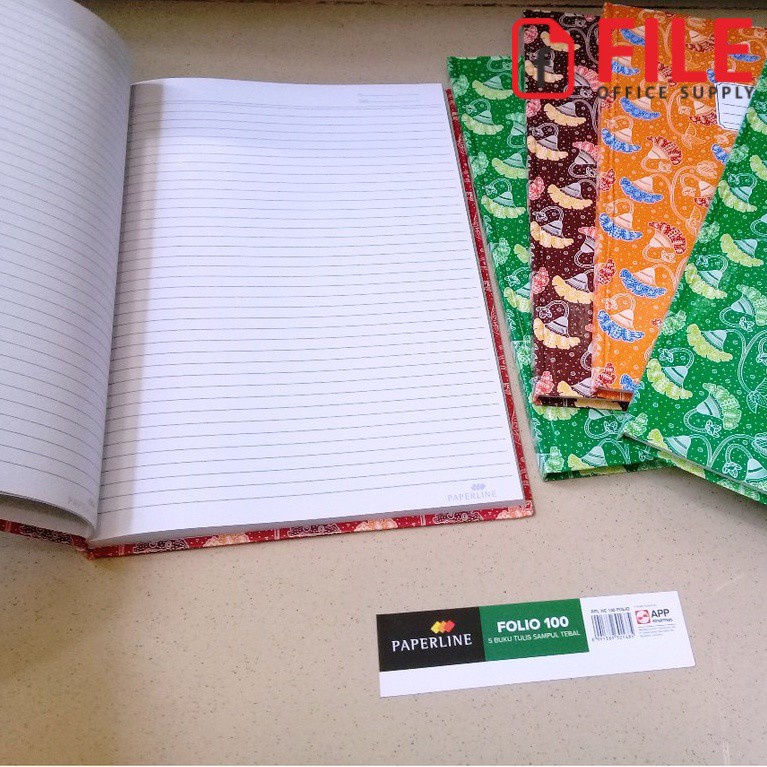 

Buku Hard Caver Folio isi 100 Lembar