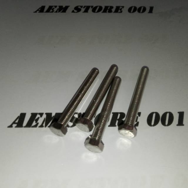 Baut hex M5 x 40 (4cm) stainless 304