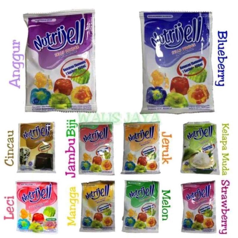 

[Ecer] Nutrijel Buah || Nutrijell jelly agar agar