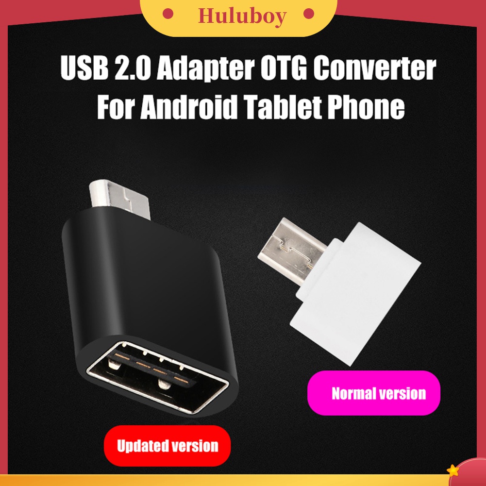 2pcs Adapter Converter Micro USB to USB 2.0 OTG Untuk Tablet Android