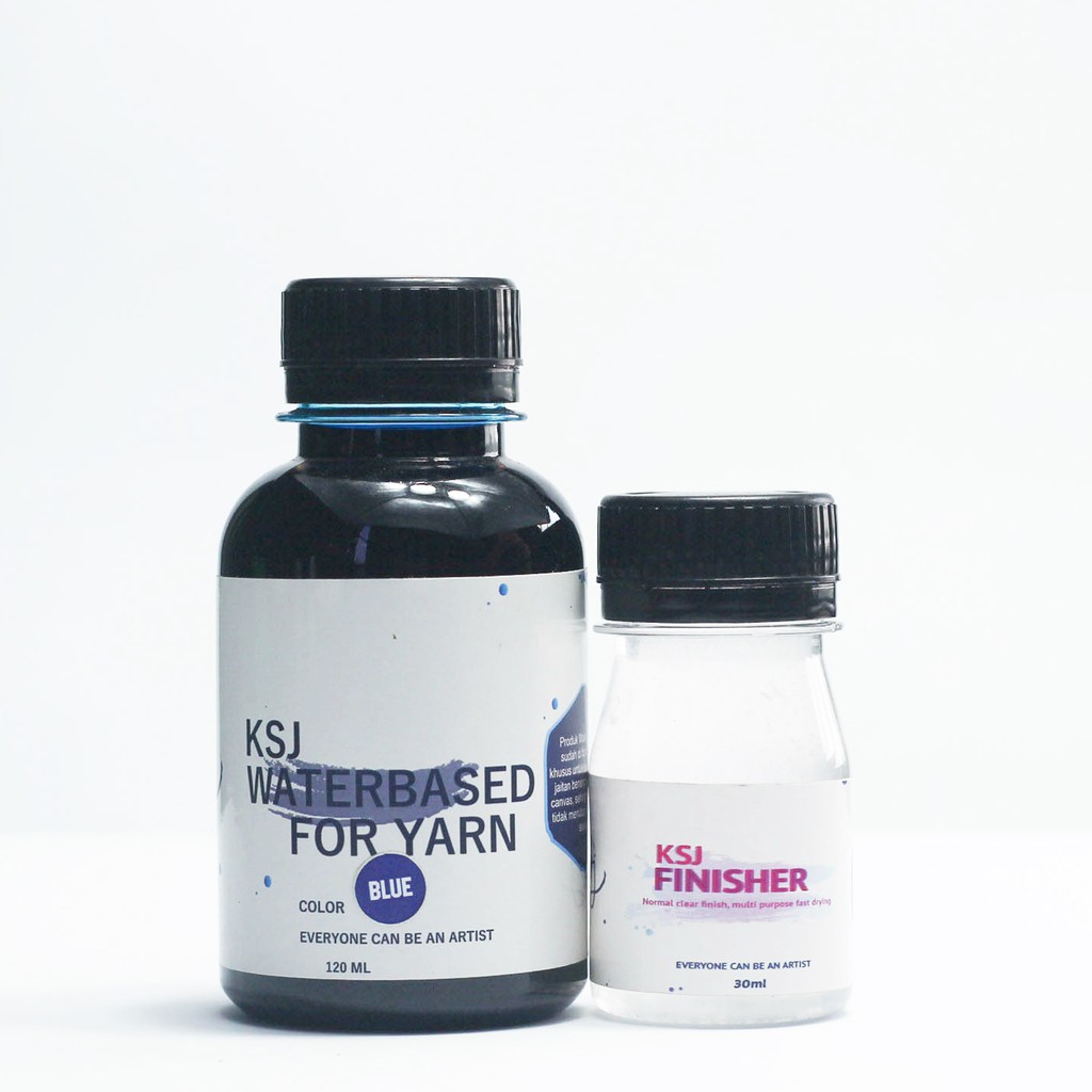 Cat Sepatu KSJ Canvas X Suede Waterbased ( Pelengkap Pembersih Sepatu / Shoe Cleaner )-WATERBASED YARN