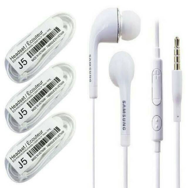 HEADSET / EARPHONE SMSUNG J5 SUPER BASS ORIGINAL 99%