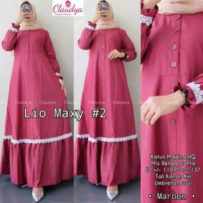 Lio maxy fashion muslim remaja wanita