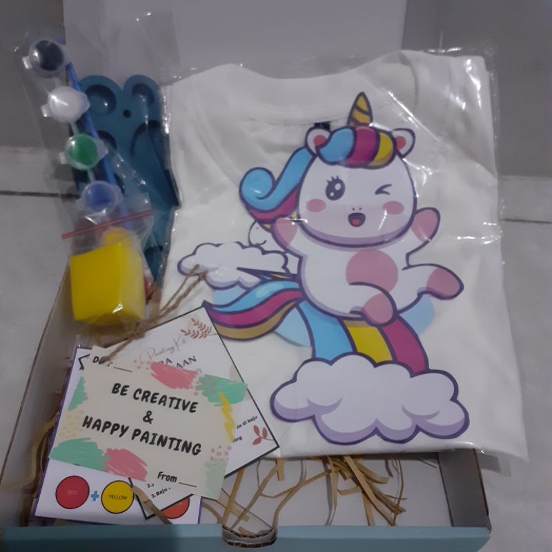 

UNICORN PAINTING KIT I KAOS LUKIS ANAK