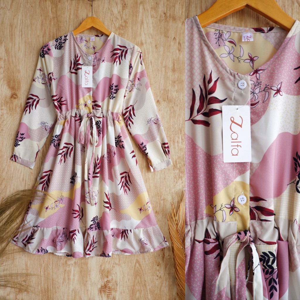 RACHEL tunik by ZALFA OUTFIT / Tunik motif / Tunik wanita murah / Tunik bunga