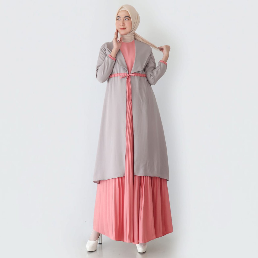 Gamis - gamis plisket wanita 545