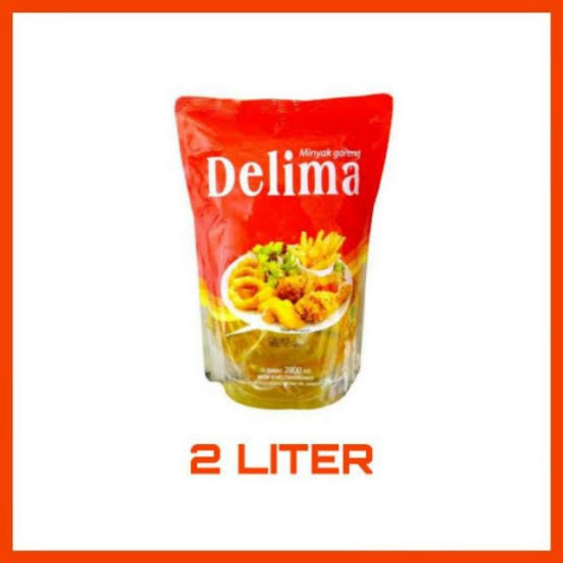 

Minyak goreng 2 liter - Delima pouch 2 liter murah
