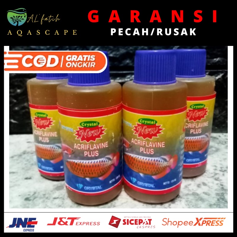 ACRIFLAVINE PLUS PK Obat Perawatan Kesehatan Luka Infeksi Kulit Jamur White Spot Mata Katarak Sisik 