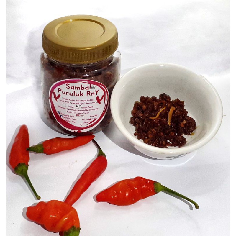 

Sambal Puruluk Teri Medan RnY kemasan Botol 100gr /sambel/sambal teri/sambal pedas/sambel pedas