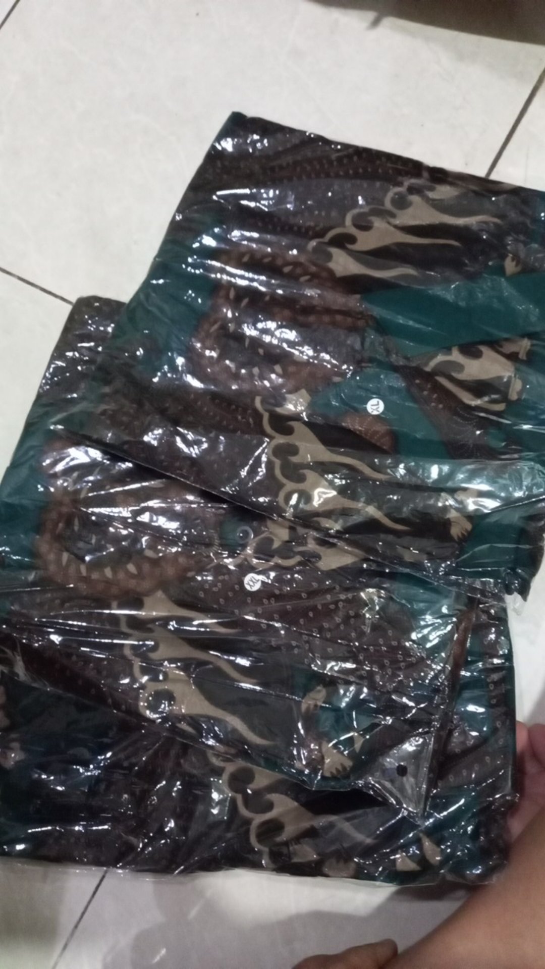 M, L, Xl, Xxl, Kemeja Batik Pria Lengan Pendek Jumbo Baju Batik Pria
