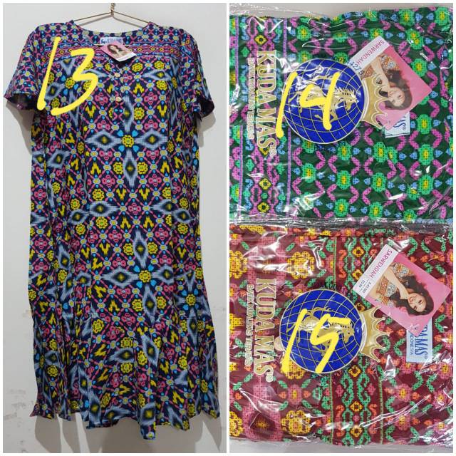 BAJU TIDUR ANAK DEWASA COWOK CEWEK KKIK / DASTER 89 KUDA MAS LD 110 CM