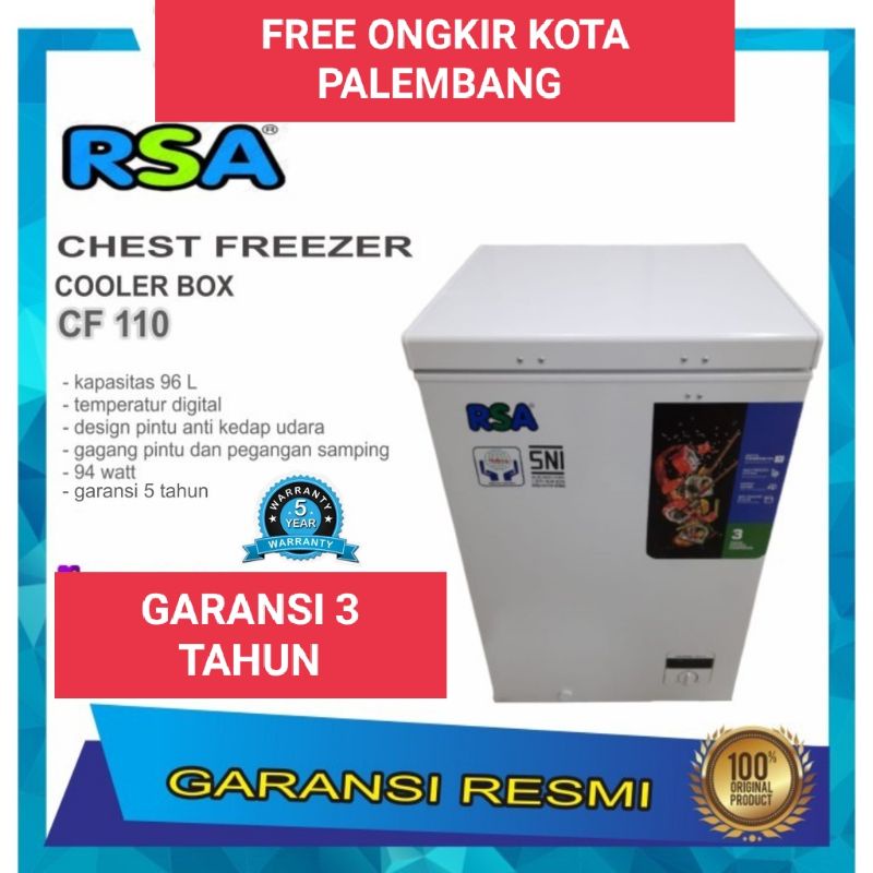 BOX FREZER BOX FREEZER COOLER BOX MINI RSA CF110 CF 110 LEMARI MURAH