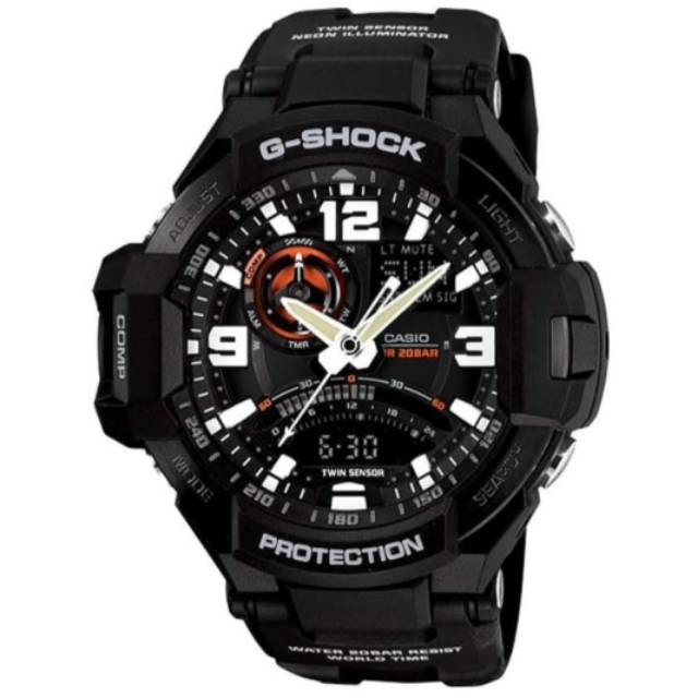 CASIO G-SHOCK GA-1000-1A ORIGINAL - BLACK 
Kondisi bekas