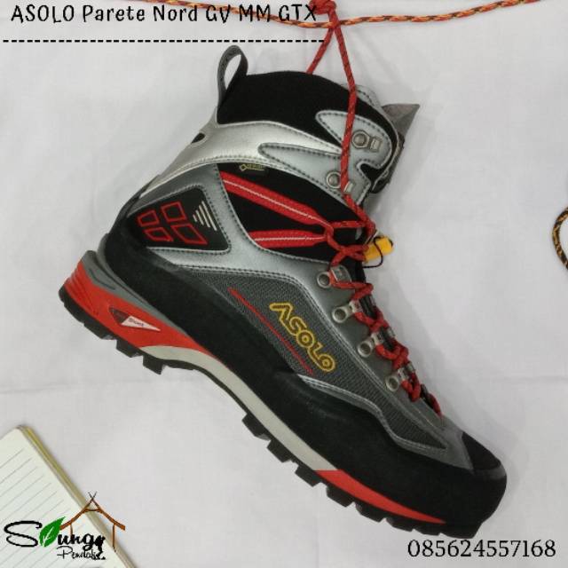 Sepatu Gunung / Sepatu Hiking Asolo Parete Nord GV MM GTX Waterproof Original