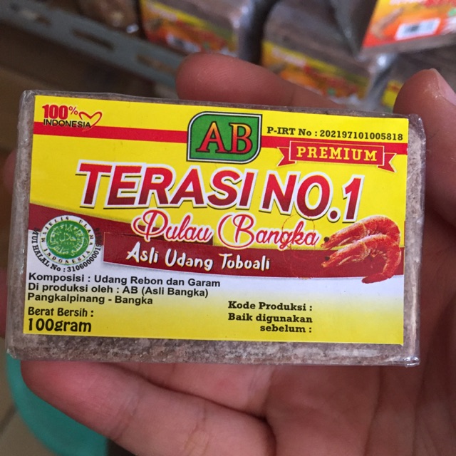 

Terasi udang / calo keting asli Bangka