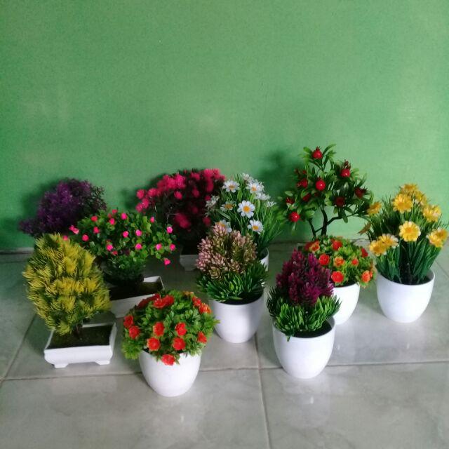 Es603 Bunga Hias Bonsai Sabit Jarum