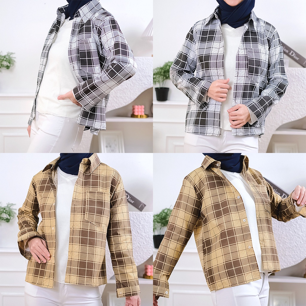 Kem Glarin | Kemeja Wanita Terbaru