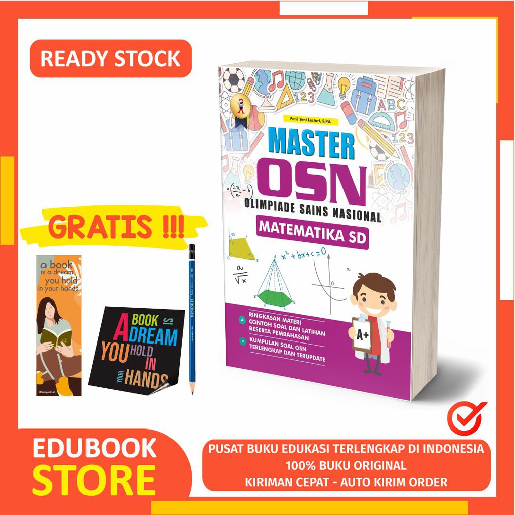 

MASTER OSN MATEMATIKA SD - C KLIK MEDIA - BONUS BOOKMARK, PENSIL 2B, STIKER