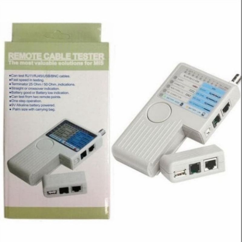 LAN TESTER 4 in 1 RJ45/RJ11/USB/BNC 4 in 1