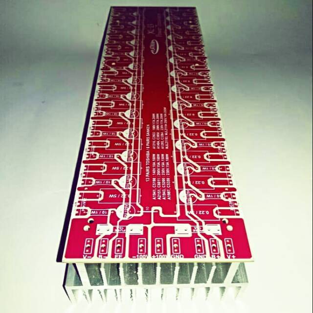 PCB Transistor Final + Heatsink 30cm