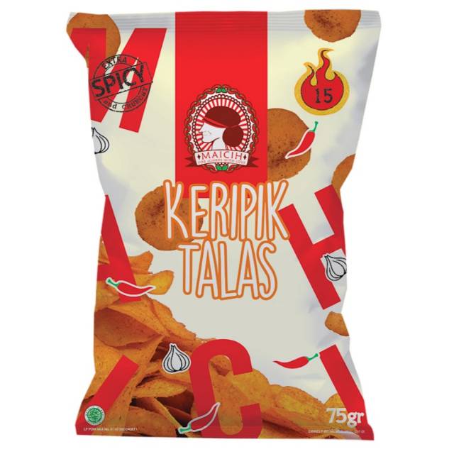 Jual Maicih Keripik Talas Level 15 75gram Shopee Indonesia