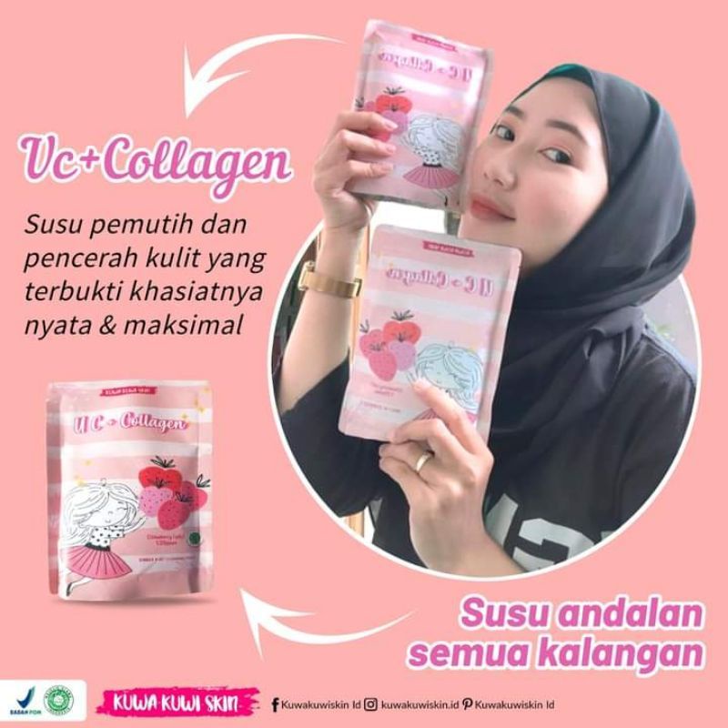 ‼️READY‼️UC COLLAGEN SUSU PEMUTIH KULIT AMPUH // MINUMAN COLLAGEN MEMUTIHKAN//KUWA KUWI SKIN / UC+COLLAGEN BPOM/ UC COLLAGEN KEMASAN BARU BPOM