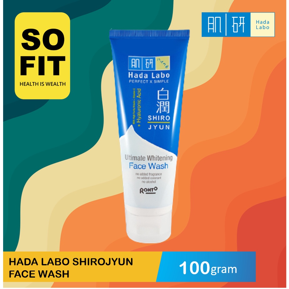 Hada Labo Shirojyun Ultimate Whitening Face Wash 100gr