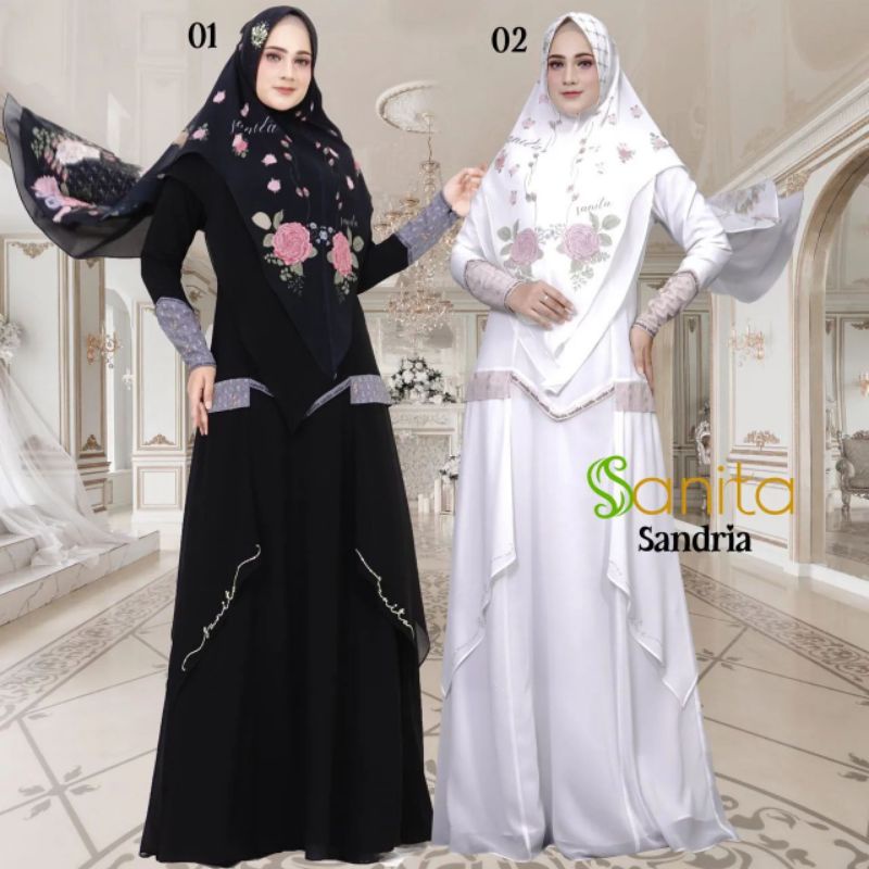 SANDRIA SYARI ORI BY SANITA_READY SIAP KIRIM