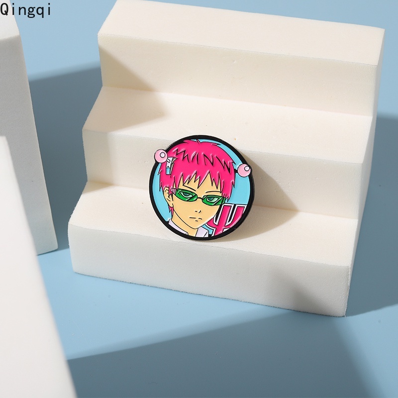 Bros Pin Enamel Desain Kartun Anime Saiki Kusuo No Psi Nan Untuk Hadiah Anak