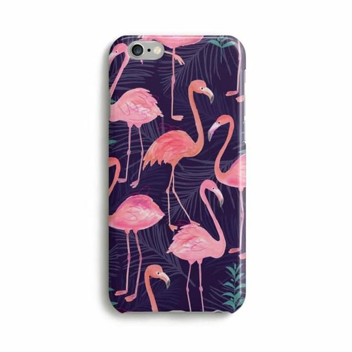 CUSTOM CASE HANDPHONE HP PREMIUM QUALITY FULL PRINT SOFT CASE FLAMINGO