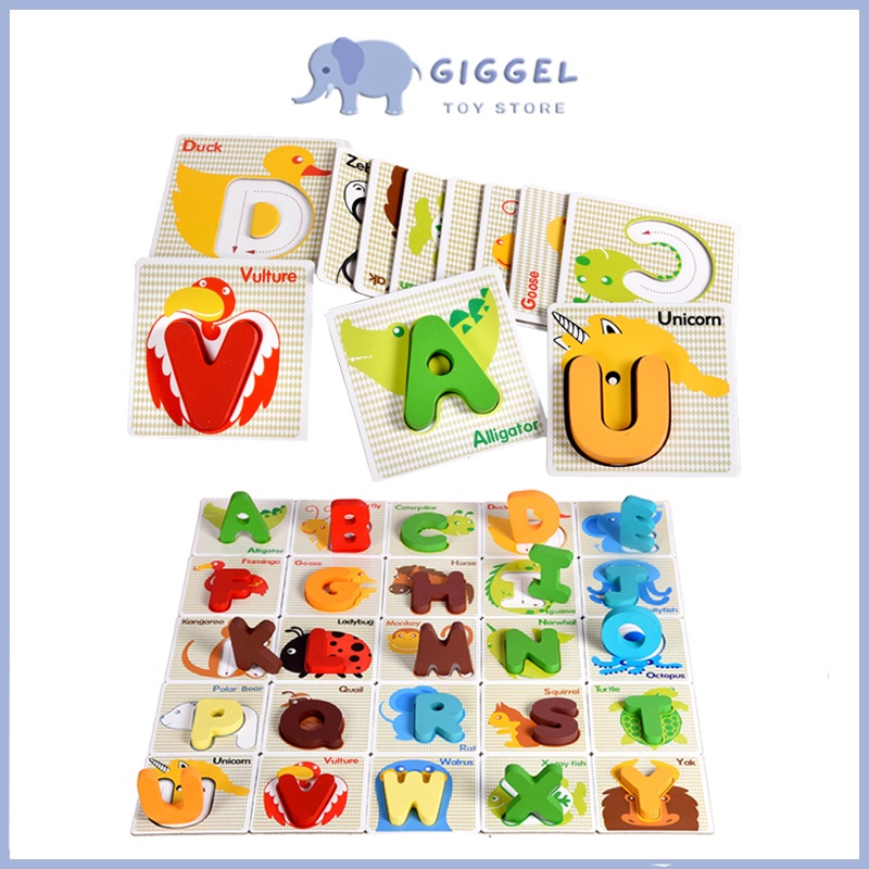 [ Giggel ] Mainan Edukasi Anak Abjad Alphabet